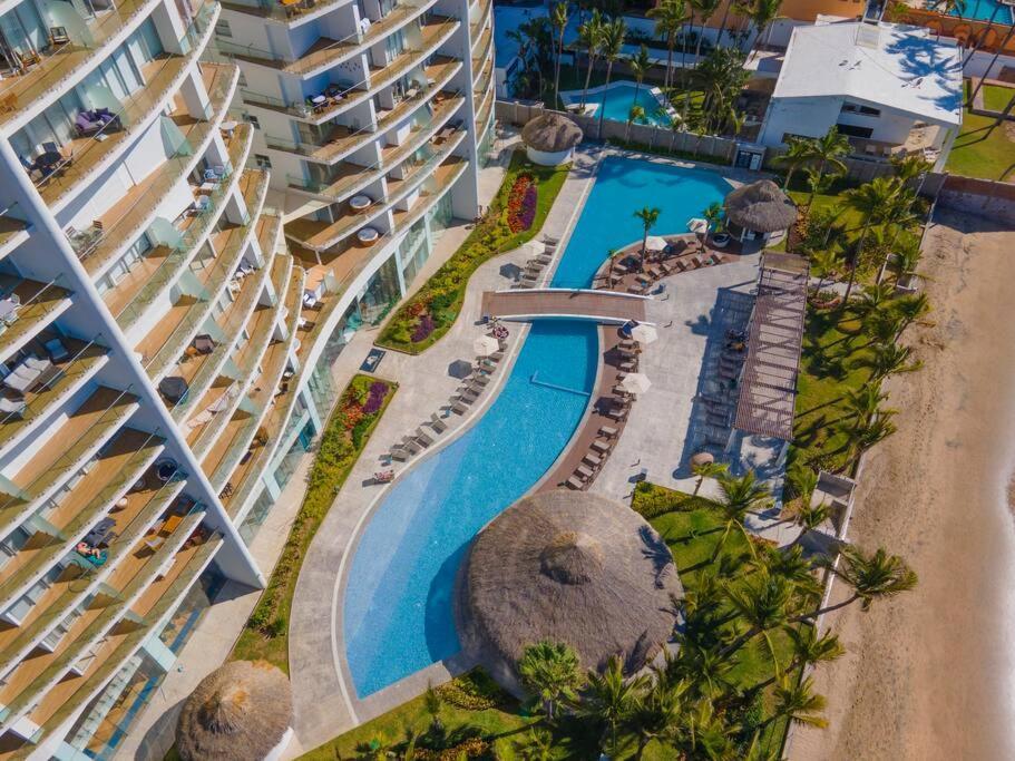 Lujo En Las Alturas Vista Al Mar A Pie De Playa Mazatlan Exterior photo